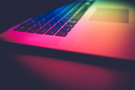 best career choices open laptop showing keyboard