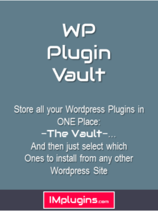 wp plugin vault
