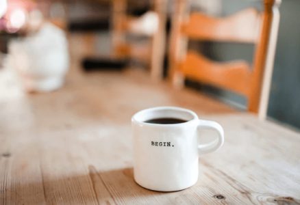 coffee mug altered course in life