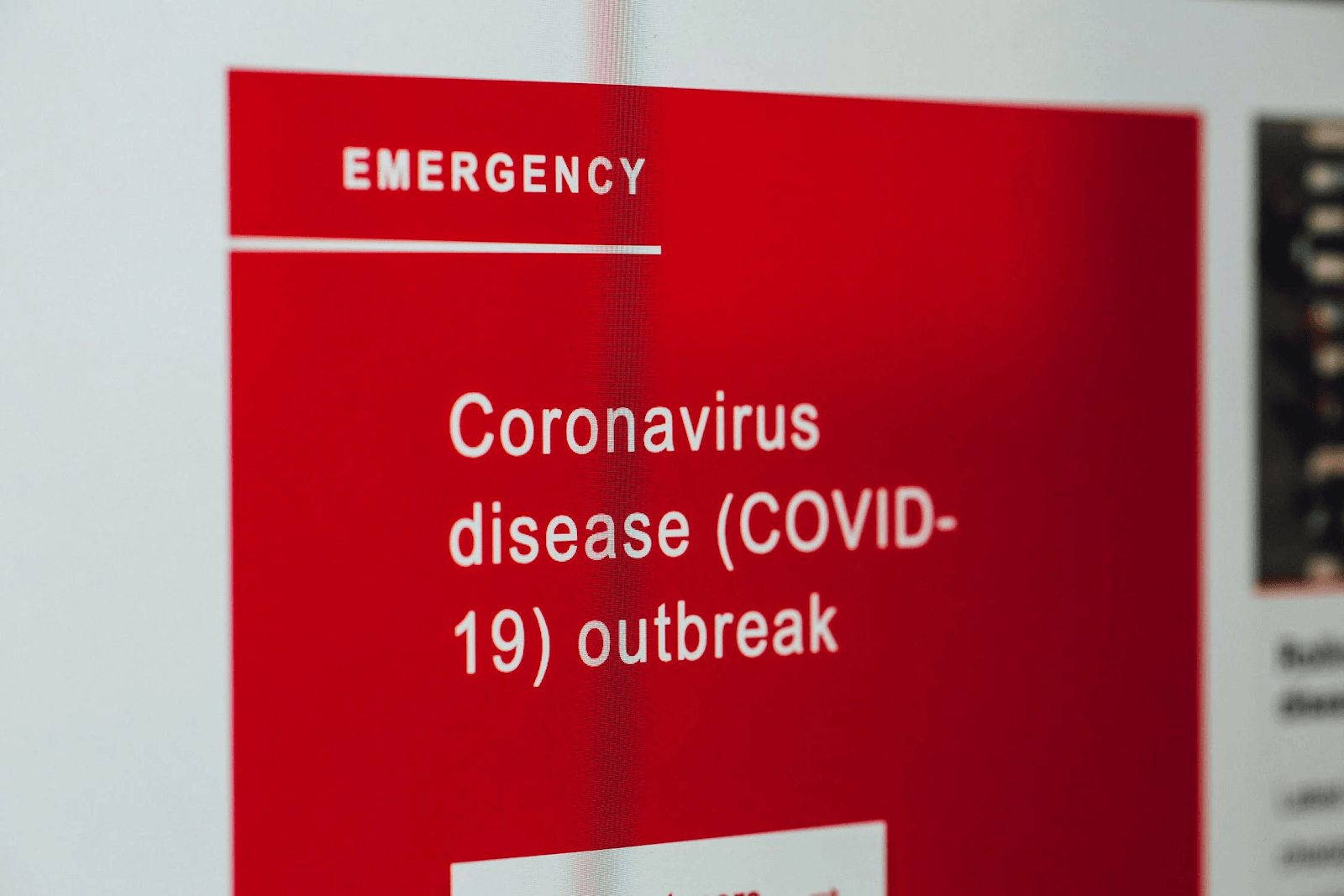 coronavirus-news-on-screen adapting business behaviour