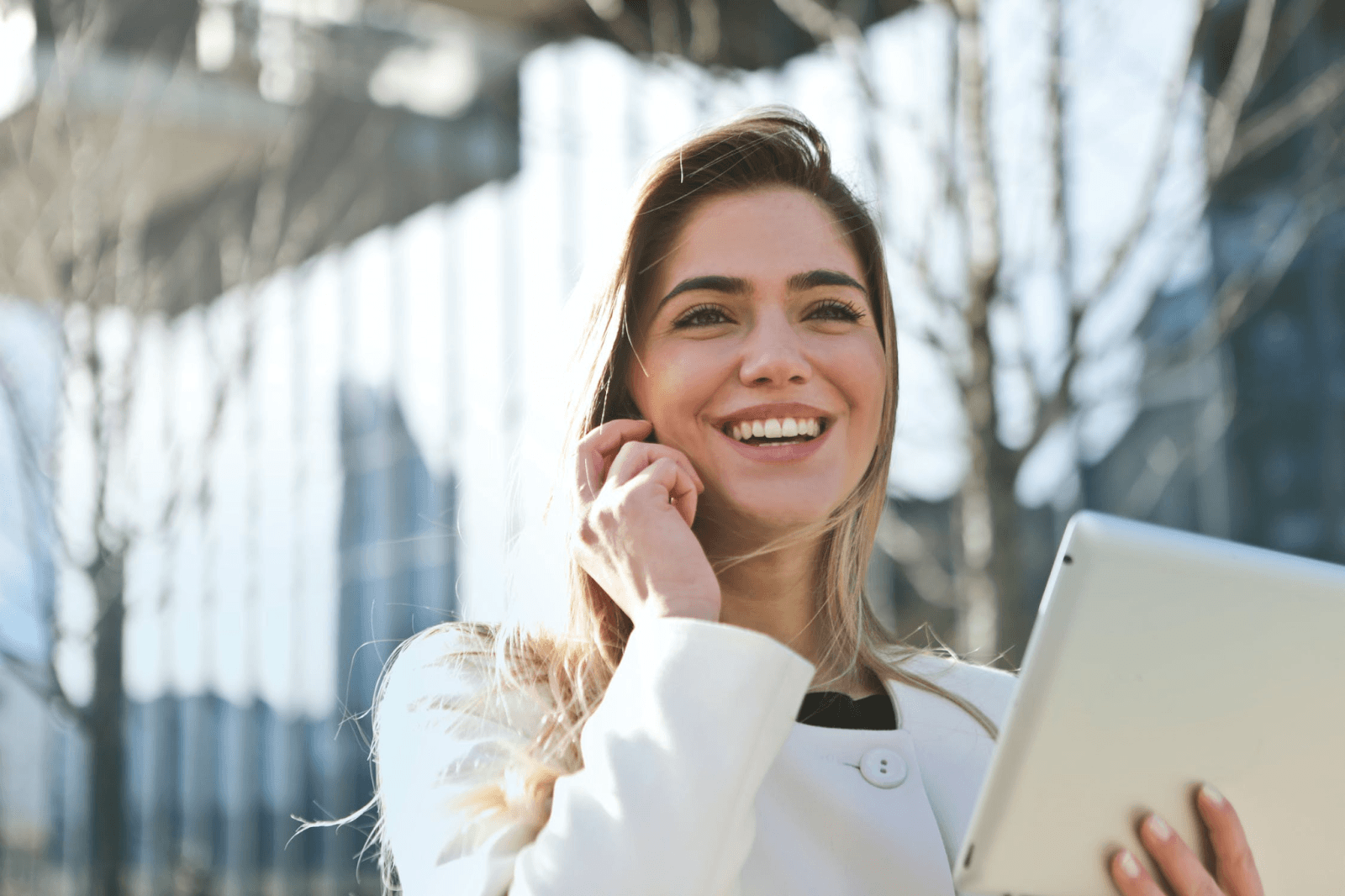 starting with your career female on a cell phone