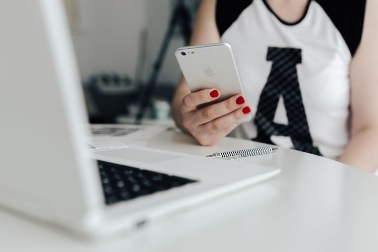 Business communication using mobile phones